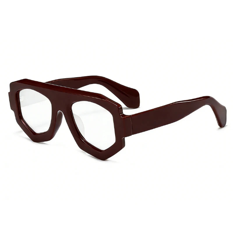 Womens Thick Frame Reading Glasses 2025 Luxury Brand Designer  Fashion Transparent Eyewear Finished Hyperopia Eyeglasses +2.25