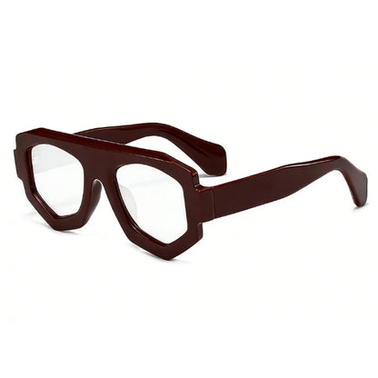 Womens Thick Frame Reading Glasses 2025 Luxury Brand Designer  Fashion Transparent Eyewear Finished Hyperopia Eyeglasses +2.25