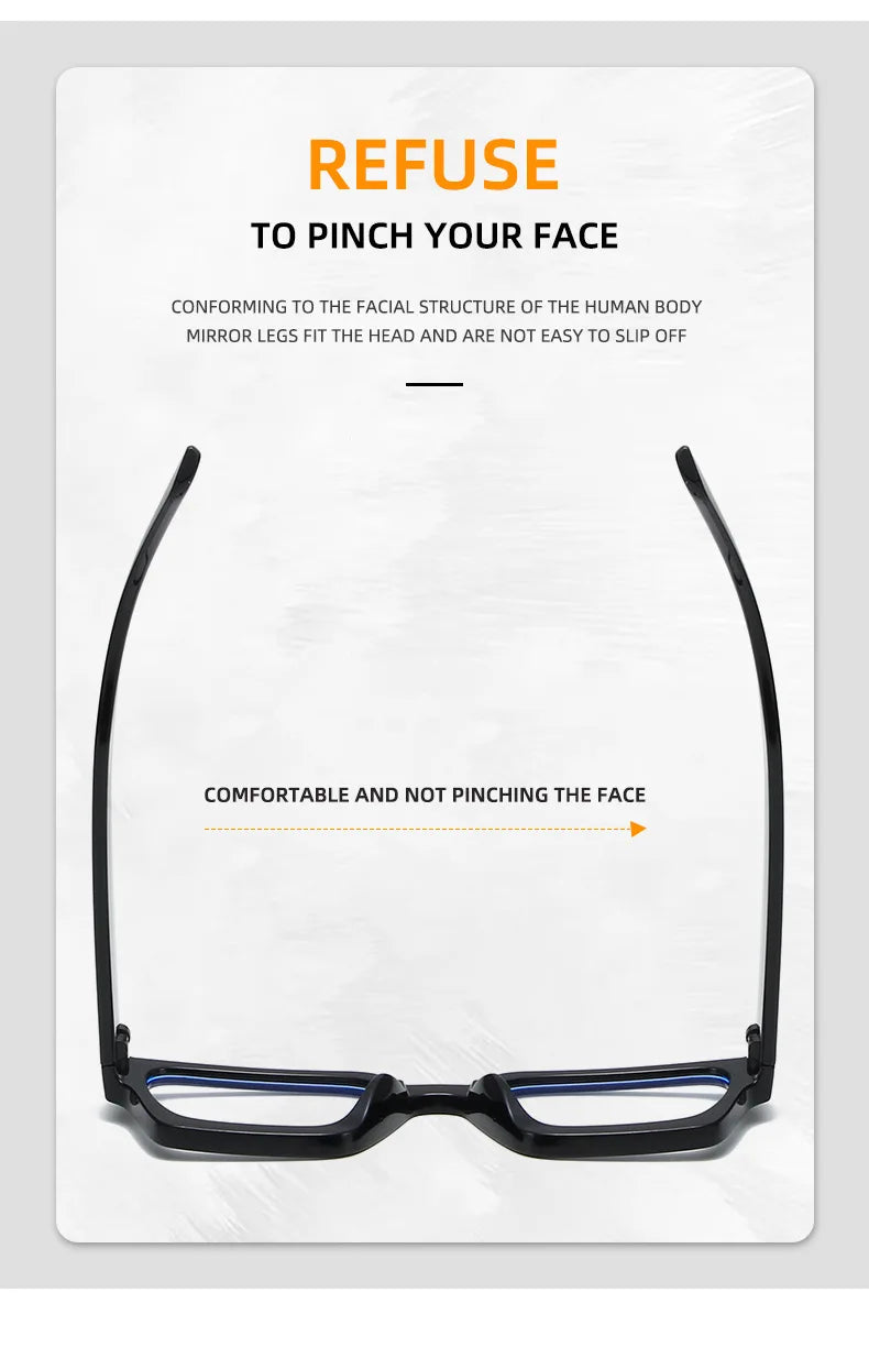 New Transparent Computer Glasses Frame Women Men Anti Blue Light Square Eyewear Blocking Glasses Optical Spectacle Eyeglass