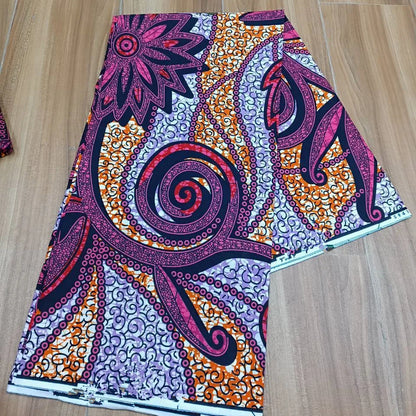 Ankara Fabric African Real Wax Print Cotton 100% New Design 2024 Tissus Wax Africain Patchwork Fabric For Dress 6yard Sales Soft
