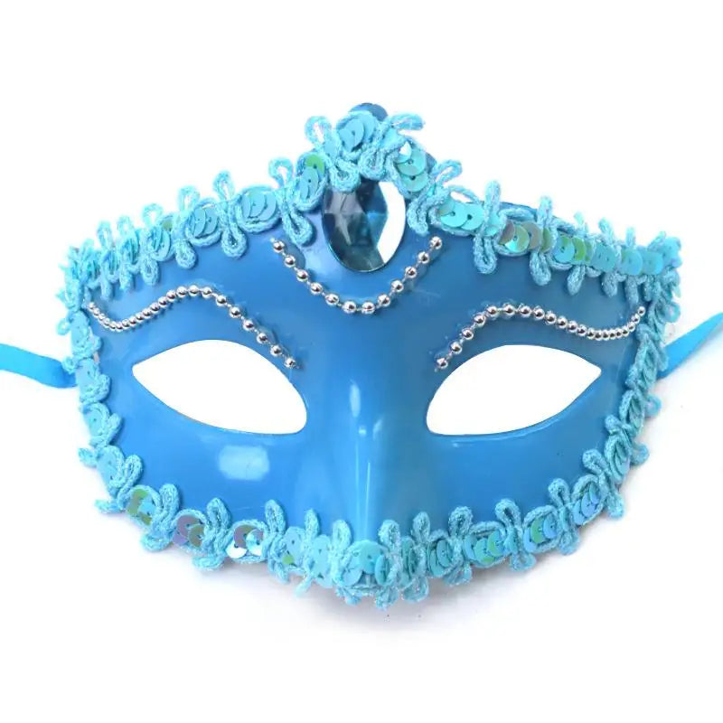1 Pc Venetian Masquerade Mask Women Eye Mask Cosplay Prom Props Nightclub Face Mask Party Needs Accessory
