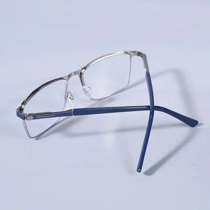 Double Color Oversize Frame Reading Glasses For Men And Women Anti blue Light High Quality Square Presbyopia Glasses+175
