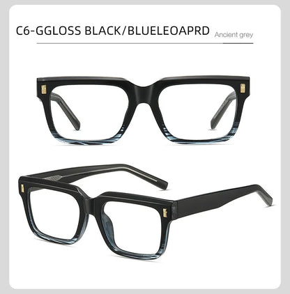 Anti Blue Light Computer Glasses Frame Men Trendy Fashionable Stylish Eyeglasses Classic Spectacles TR90 Eyeglasses for Man