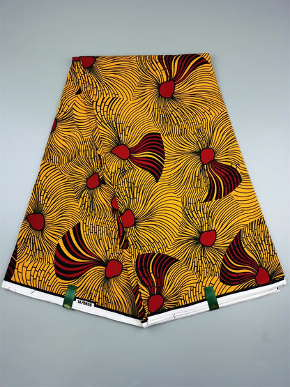 Dutch Ankara Wax Print Fabric High Quality Wax African Hollandais Fabric 100% Cotton Soft African Veritable Real Wax for Dress