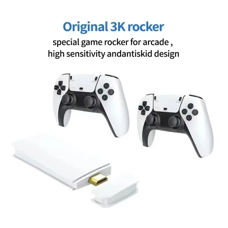 2026 New M15 Game Mini TV Handheld Game Console Wireless Gamepads Video Game 64G 20000+ Retro Game HD Output Two-player ﻿