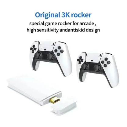 2026 New M15 Game Mini TV Handheld Game Console Wireless Gamepads Video Game 64G 20000+ Retro Game HD Output Two-player ﻿