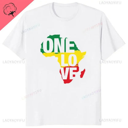 Hipster Reggae Africa Map Rasta Regae Music Vintage T Shirt Clothes 90s Hipster Short Sleeve T-shirts for Men Cotton Cool Tshirt
