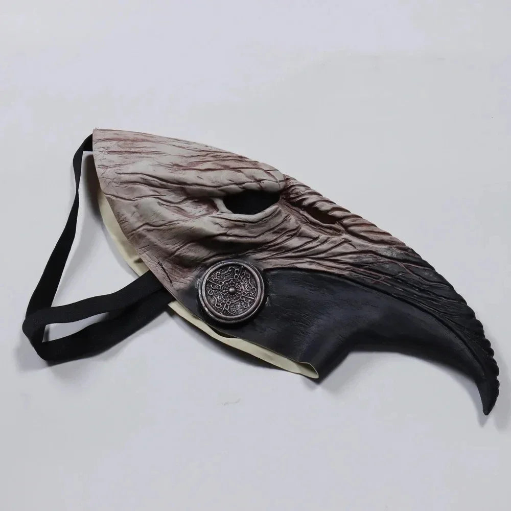 Steampunk Plague Doctor Mask Cosplay Long Nose Bird Beak Latex Masks for Halloween Party Gifts & Props