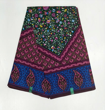 Dutch african Nigiar wax 100% Cotton Real Wax Pagne foVeritable Hollandais Dutch print High Quality fabric cloth 6yards