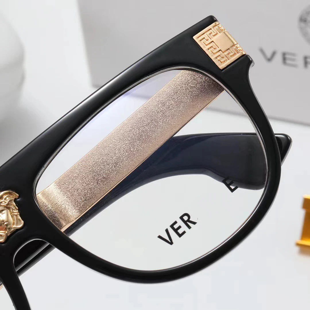 Fashionable Business Square Anti-Blue Light Glasses Personalized Light Luxury Brand Glasses Frame Support Optical Customization