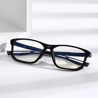 YIMARUILI Ultra-light TR90 Sports Glasses Men and Women Outdoor Cycling Fashion Square Optical Prescription Eyeglasses Frame 300