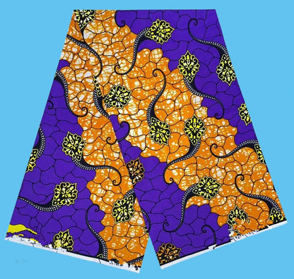 Ankara Fabric African Real Wax Print Cotton 100% New Design 2024 Tissus Wax Africain Patchwork Fabric For Dress 6yard Sales Soft