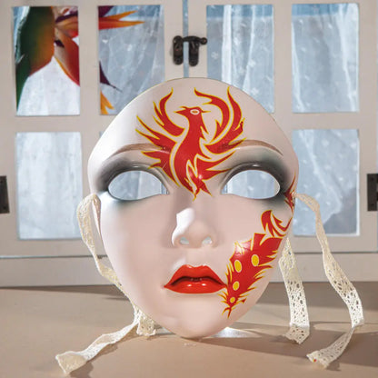 Chinese Style Masks Anime Mask Hanfu Costume Accessories Carnival Masquerade Mask Halloween Role Play Party Decor Cosplay Party