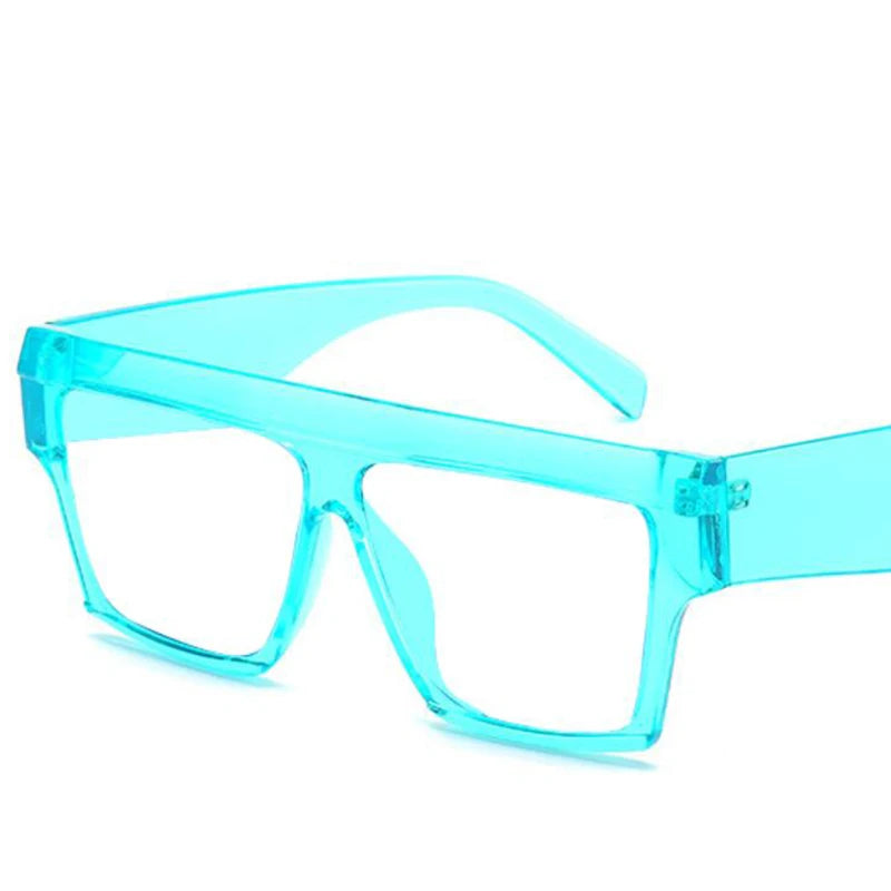Square Reading Glasses Women Men Luxury Brand Magnifying Oversized Eyeglasses +1.5 +3 +6 Fashion Retro Blue Light Glasses