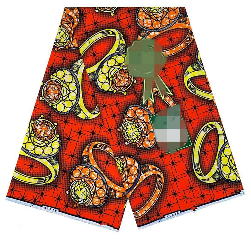Ankara Fabric African Real Wax Print Cotton 100% New Design 2024 Tissus Wax Africain Patchwork Fabric For Dress 6yard Sales Soft