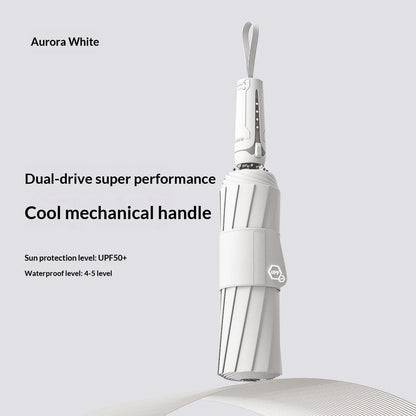 Automatic Umbrella, Windproof and Rainstorm-Resistant, Foldable Umbrella for Sunny and Rainy Days, Sunshade Umbrella