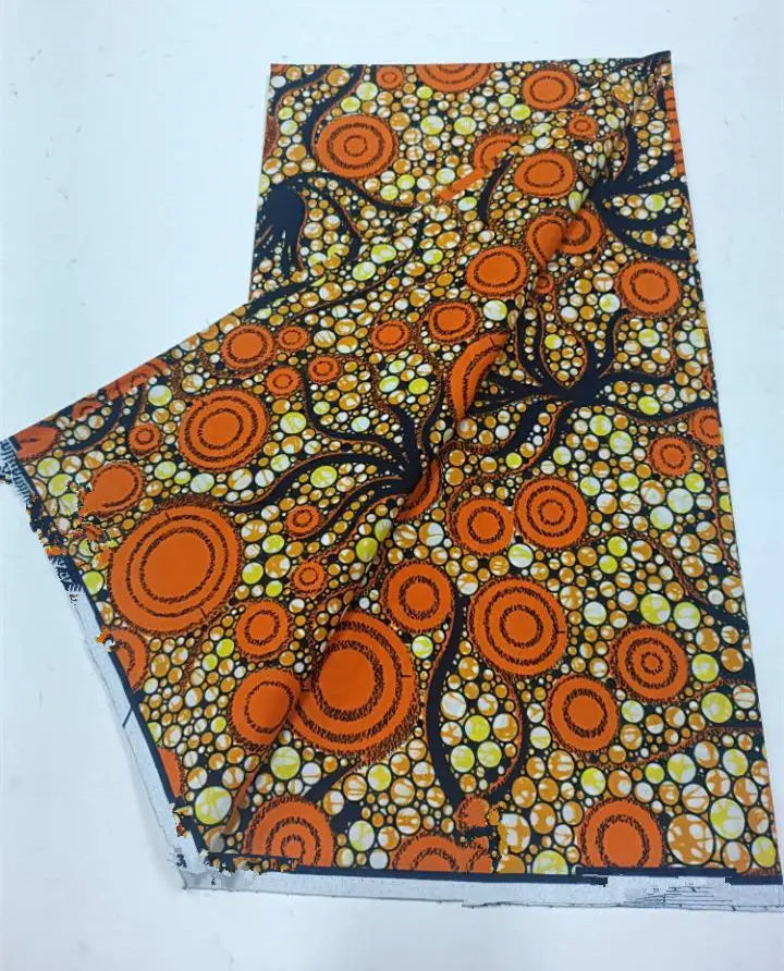 Ankara Wax Fabric 2024 High Quality African Wax Print Fabric 100% Cotton African Guaranteed Veritable Real Wax For Dresses