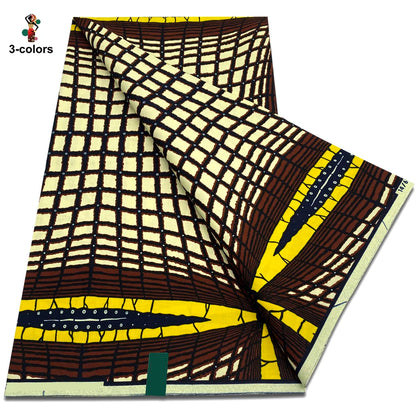 2025 Veritable Wax Guaranteed Real Wax Print Fabric dutch hollandais Pagne African Wax Fabric 6 yards