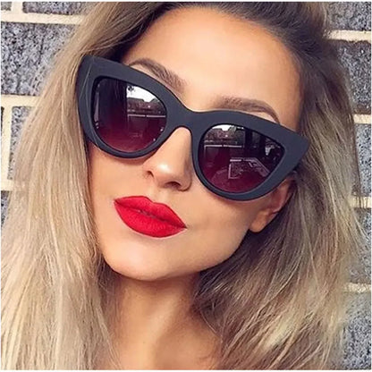45204 Sexy Cat Eye Sunglasses Women Lovely Shades Glasses UV400 Brand Designer Eyewear
