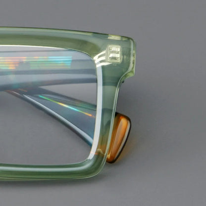 New In 2024 Plate Eyeglass Frame Retro Square Men's Eyeglass Frame Fashionable Optical Prescription Eyeglass Frame Women 25005