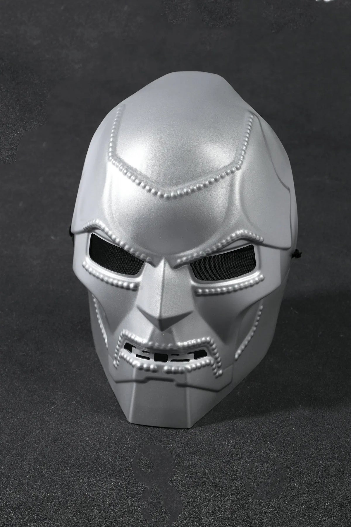 Doctor Doom Cosplay Costume Green Suits Silver Mask Silver Boots