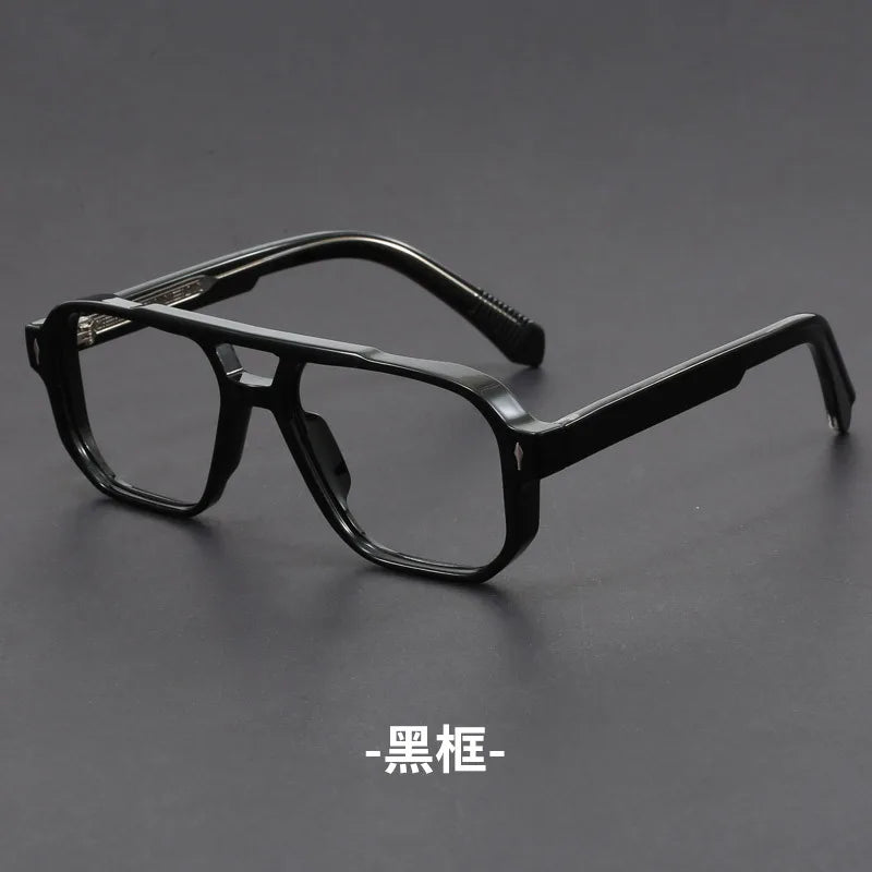 Luxury Brand Design Reading Glasses for Men Fashion Square Presbyopic Eyeglass Dioptric +1.00~+6.00 Customize Prescription