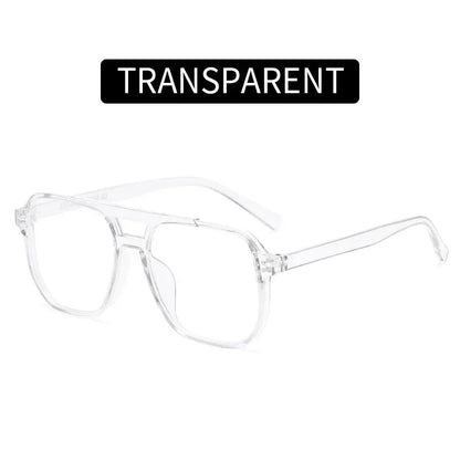 Transparent Computer Glasses Frame Women Men Anti Blue Light square Eyewear Blocking Glasses Optical Spectacle