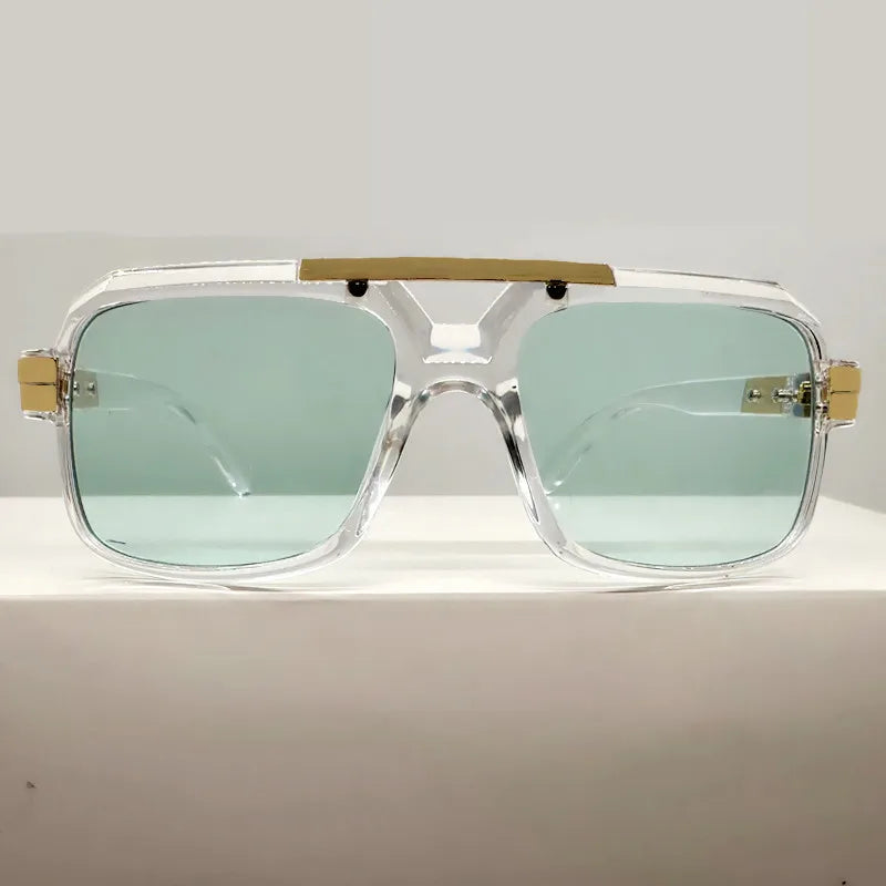 Luxury Brand Oversized Punk Square Sunglasses Men Women Big Frame Sun Glasses Shades Eyewear Goggle De Sol Oculos