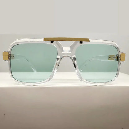 Luxury Brand Oversized Punk Square Sunglasses Men Women Big Frame Sun Glasses Shades Eyewear Goggle De Sol Oculos