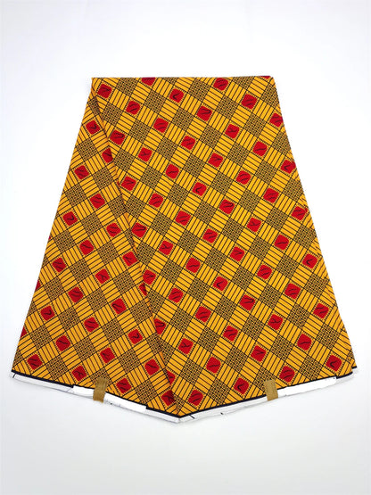 Dutch Ankara Wax Print Fabric High Quality Wax African Hollandais Fabric 100% Cotton Soft African Veritable Real Wax for Dress