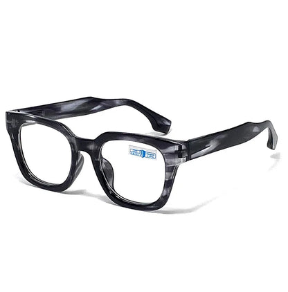 Men Vintage Square Reading Glasses Trendy Casual Ultra-light Presbyopia Eyeglasses Women Fashion Elegant High-definition Eyewear