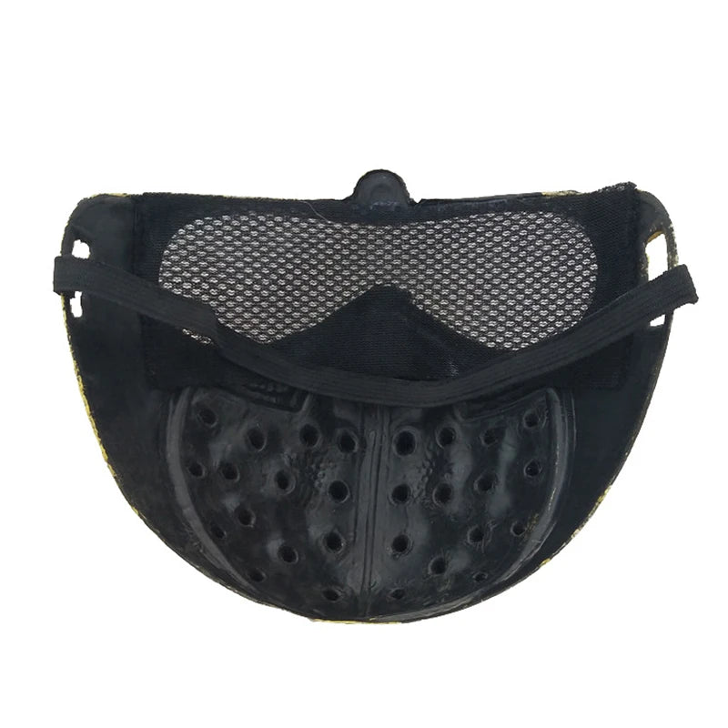 Punk 3-color Unique Styling Rivet Design Cool Lightweight Halloween Death God Halloween Plastic Comfortable To Wear Mask 55g