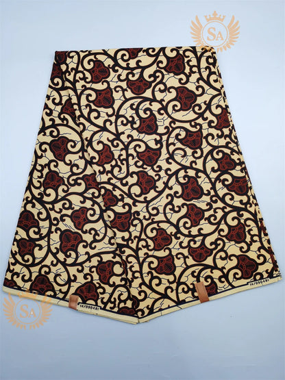 2024 New Hot Sale African Wax Veritable Wax Guaranteed Real High Quality wax print fabric Pagne African Ankara abc