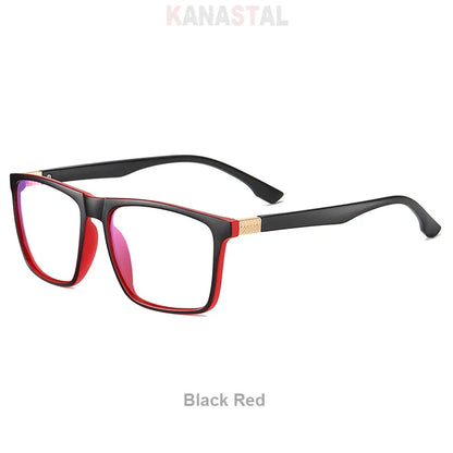Men's Optical CR39 Lenses Myopia Presbyopic Eyewear Women Blue Light Blocking Prescription Reading Glasses TR90 Eyeglasses Frame