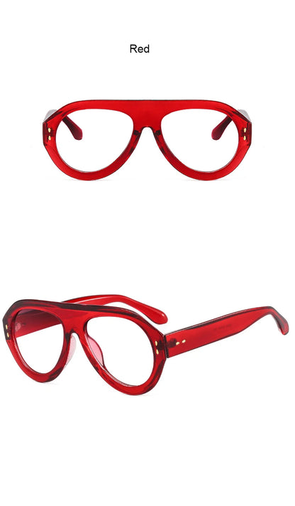 Trendy Oversized Pilot Reading Glasses Women Men Flower Brown Vintage Eyeglasses New Clear Blue Light Glasses +1.25 +1.5 +6