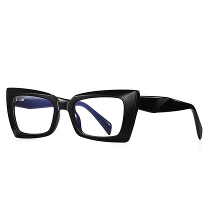 56875 Fashion Rectangle Anti-Blue Spectacle Frame Anti-Fatigue Computer Eyewear Frame for Women Gradient Eyeglasses