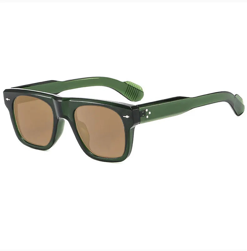 Square Yellow Lens Reading Sunglasses for Men Classic Tinted Prescription Presbyopic Eyewear Outdoor Shade Sun Glasses Readers