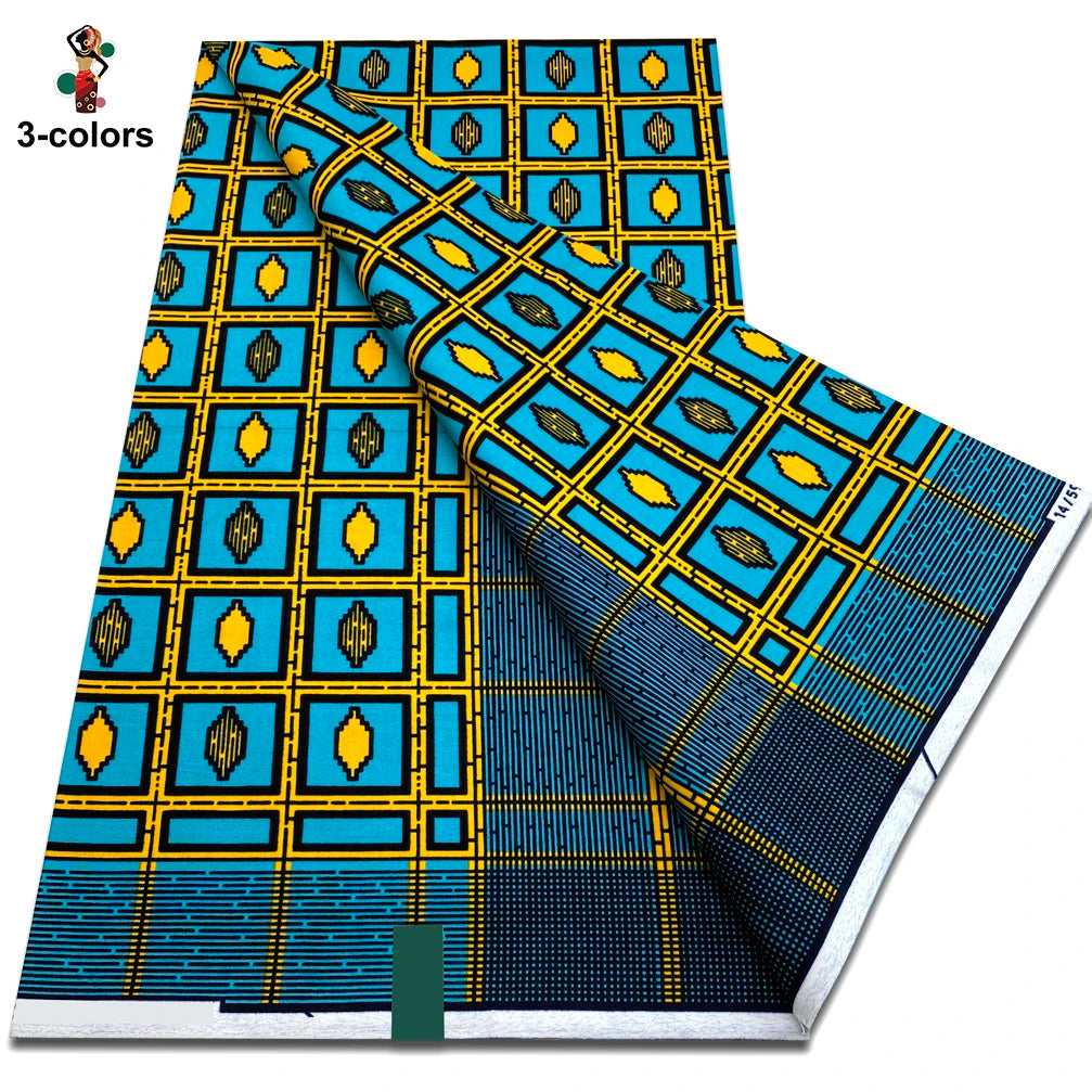 2025 Veritable Wax Guaranteed Real Wax Print Fabric dutch hollandais Pagne African Wax Fabric 6 yards