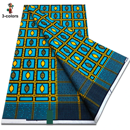 2025 Veritable Wax Guaranteed Real Wax Print Fabric dutch hollandais Pagne African Wax Fabric 6 yards