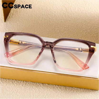 R57522 Women Tr90 Blue Light Blocking Glasses Frame Comfortable Spring Hinge Presbyopia Eyeglasses Customizable Diopters