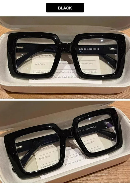 EYORA Oversize Fashionable Reading Glasses Anti Blue Ray Myopia Eyewear Progressive Photochromic Prescription Optical Glasses