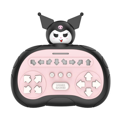 Quick Push Game Pop Up Fidget Bubble Electronic Pop it Pro Game Pikachu Stitch Spider Man  Light AntiStress Toys For Kids Gift