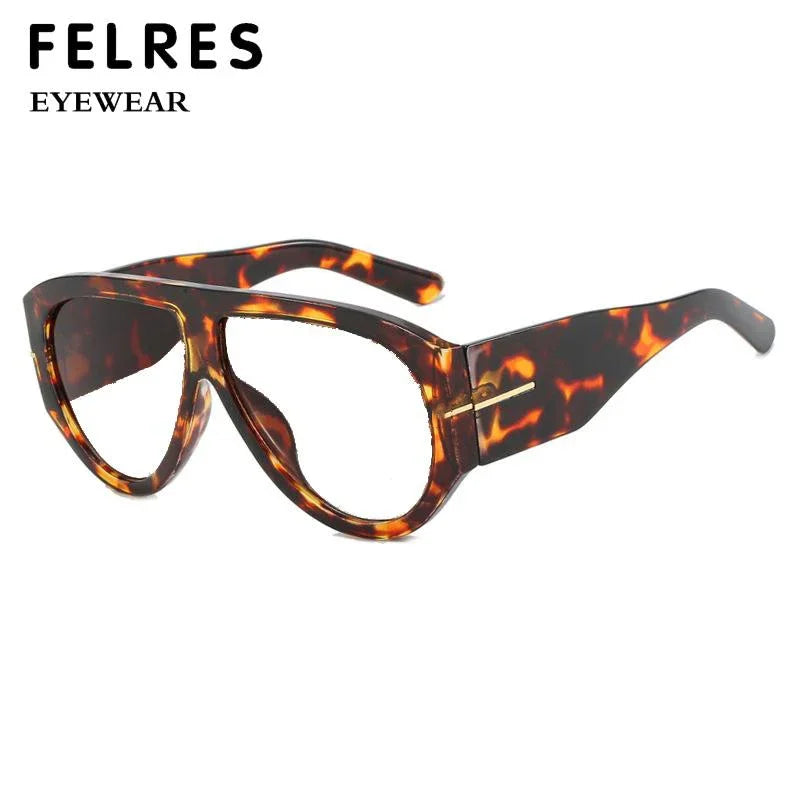 Fashion Oversized Pilot Reading Glasses For Men Women Anti Blue Light Glasses Rivets Presbyopia Eyeglasses Optical Magnifier