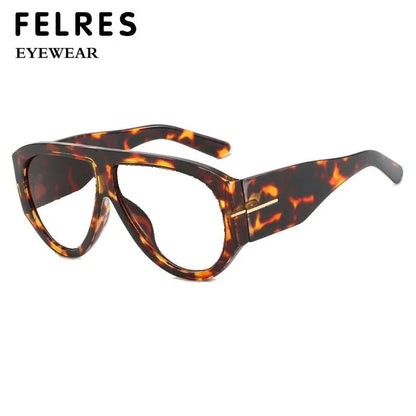 Fashion Oversized Pilot Reading Glasses For Men Women Anti Blue Light Glasses Rivets Presbyopia Eyeglasses Optical Magnifier