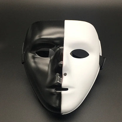 4PCS 2024 Halloween Mask Cool Spooky Party Ghost Cosplay Mask Hip Hop Street Dance Masks Performances Prop Full Face Mask
