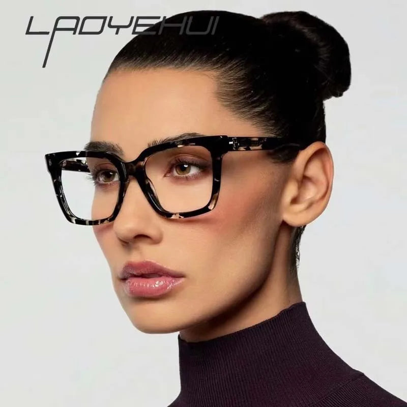 Retro Reading Eyeglasses for Women Oversize Cat Eye Anti Blue Light Presbyopia Glasses Prescription Eyewear 0 -To +600