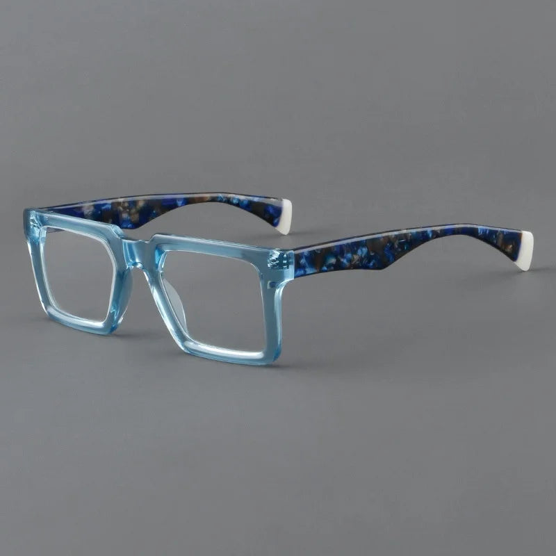 New In 2024 Plate Eyeglass Frame Retro Square Men's Eyeglass Frame Fashionable Optical Prescription Eyeglass Frame Women 25005