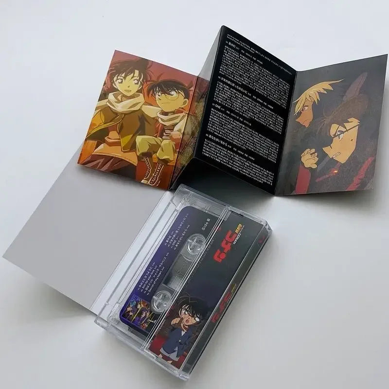 Detective Conan Wild Police Story Music Tape Anime Soundtracks Tape Mysterious Eyes Collections Commemorative with Box Gifts