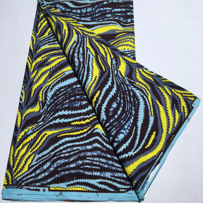 African New Wax Fabric Nigeria Ankara Wax Fabrics Newest Design Block Prints Batik Dutch For Dresses Sewing Cloth Materials