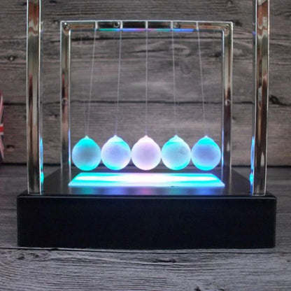 Newtons Cradle Early Fun Development Educational Desk Toy Gift Newton's Cradle Ball Metal Pendulum Ball Educational Desk Toys